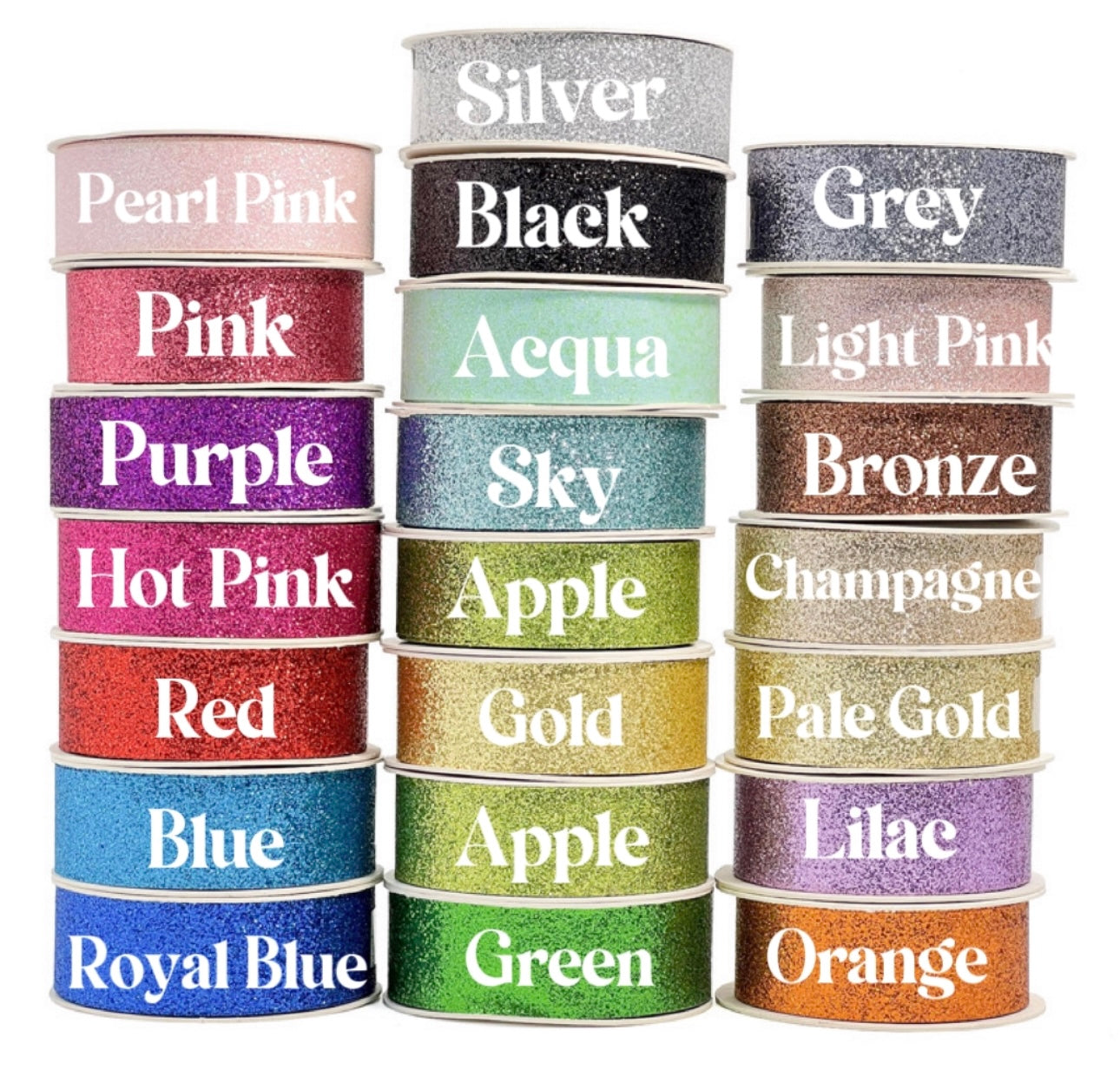 (Copy) 25 Yards Nylon Metallic Glitter Ribbon 7/8-inch, 8 colors, immediate shipping from USA, for hair bow, party, wedding, scrap booking,