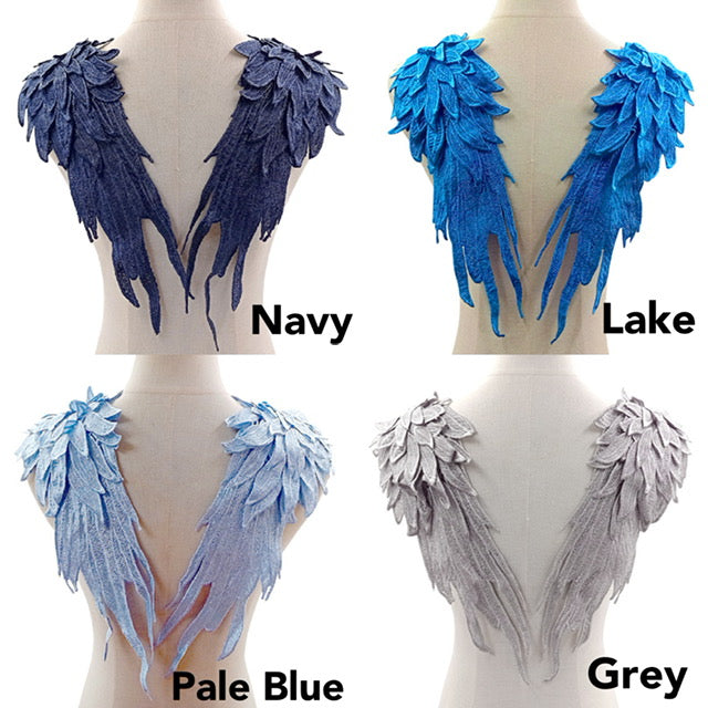 A pair of wing appliqué