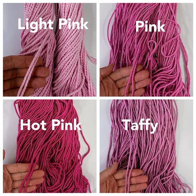 3mm wide twisted cord, twisted rope, twisted trim