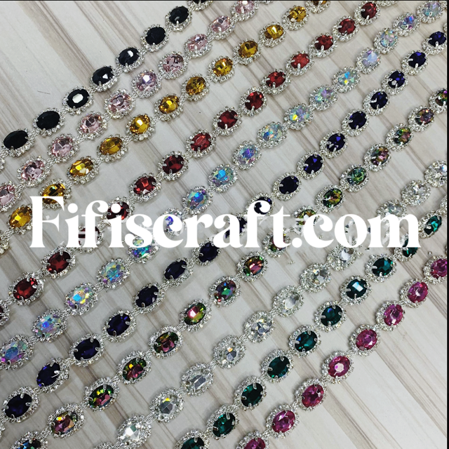 Copy of rhinestone trim by yard