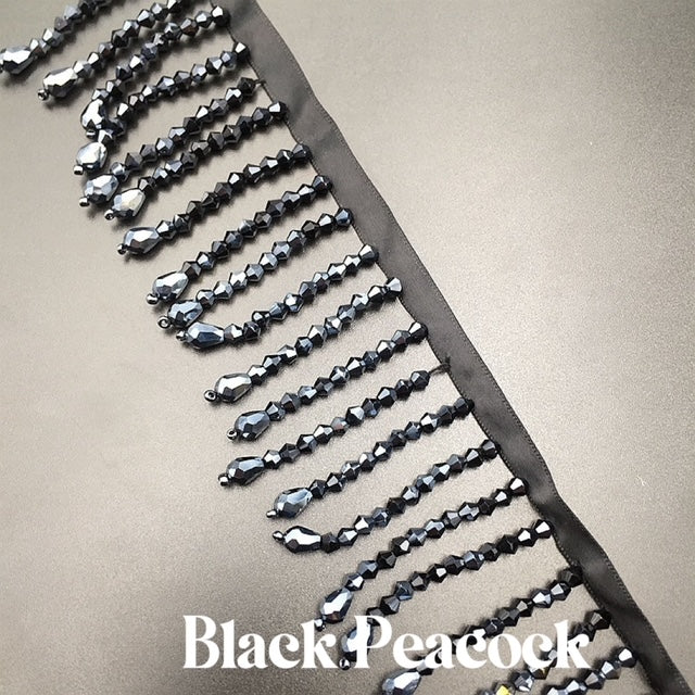 Dangling Rhinestone trim by yard