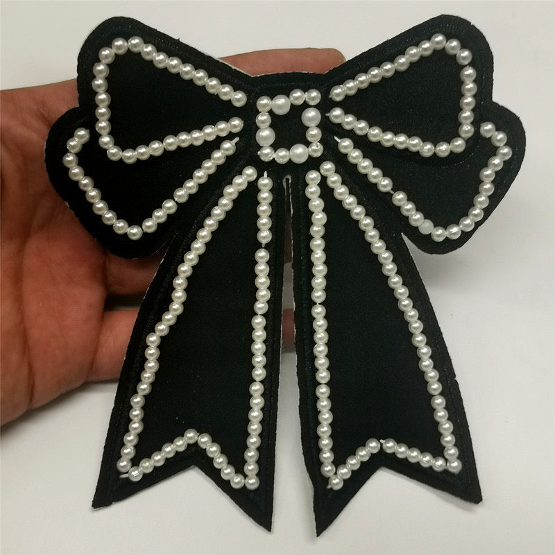 Bows of Shoes and Accessories Rhinestone Appliques, Dimension 5X5 inches wide