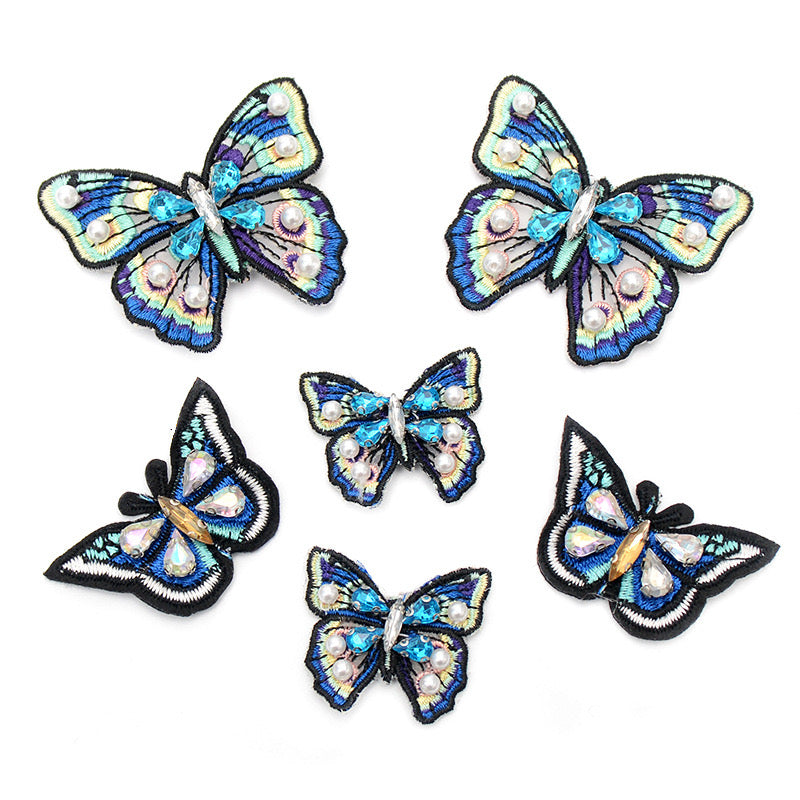 Butterfly patches in 3 sizes