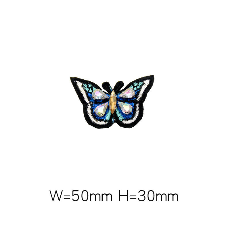 Butterfly patches in 3 sizes