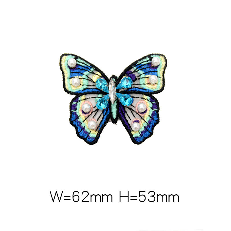 Butterfly patches in 3 sizes