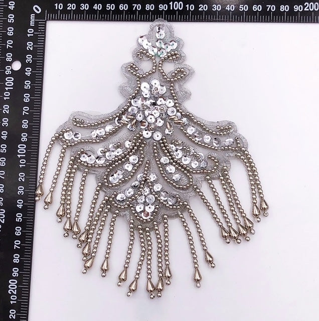 Chandelier Beaded Applique