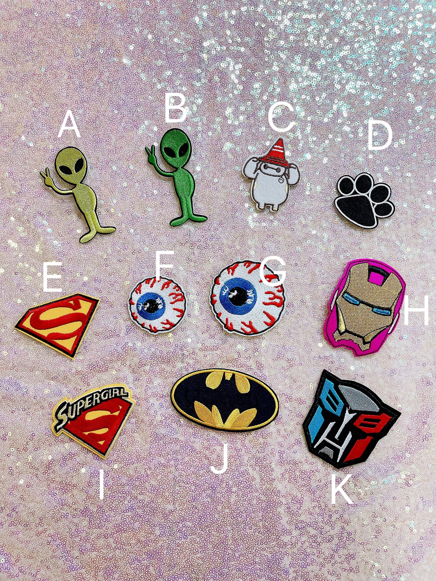 Assorted Embodied Patches