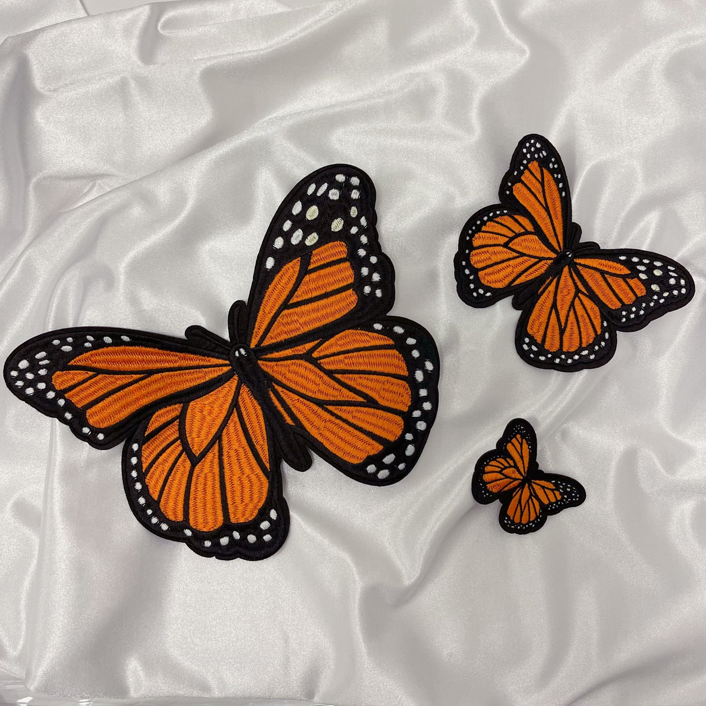 Monarch Butterfly patches in 3 sizes
