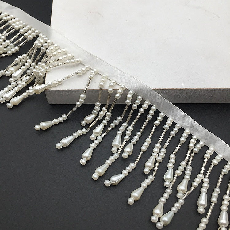 Dangling Pearl trim by yard, pearl strings