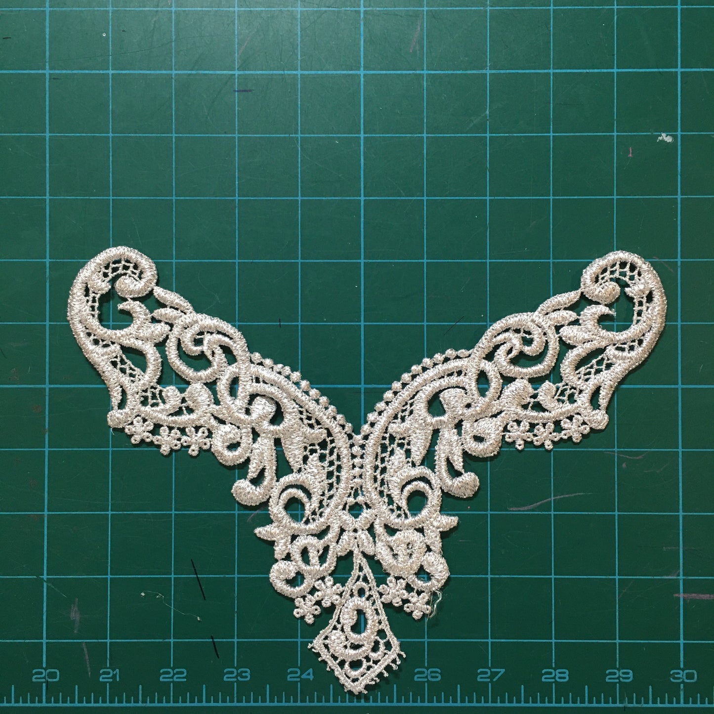 Gold and Silver necklace applique