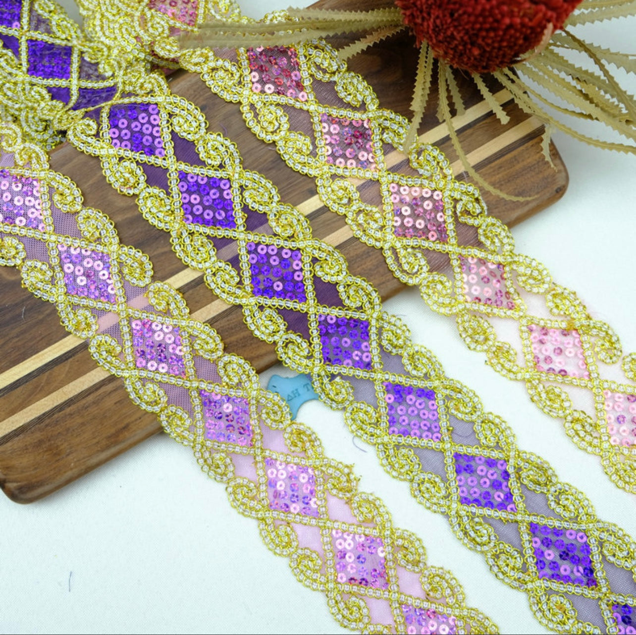 Folklore style trim by yard