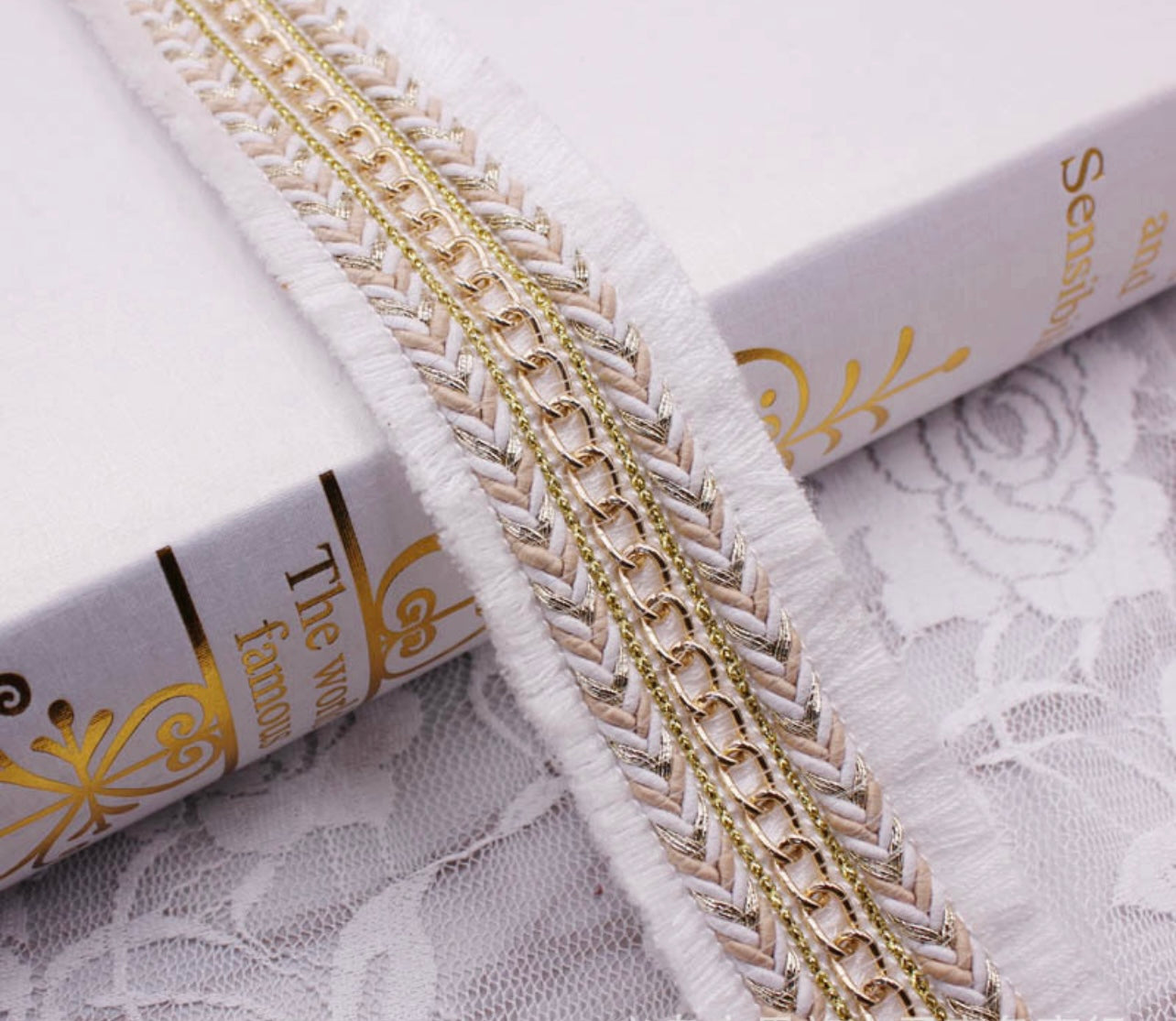 Tassel and Chain Trim by yards.