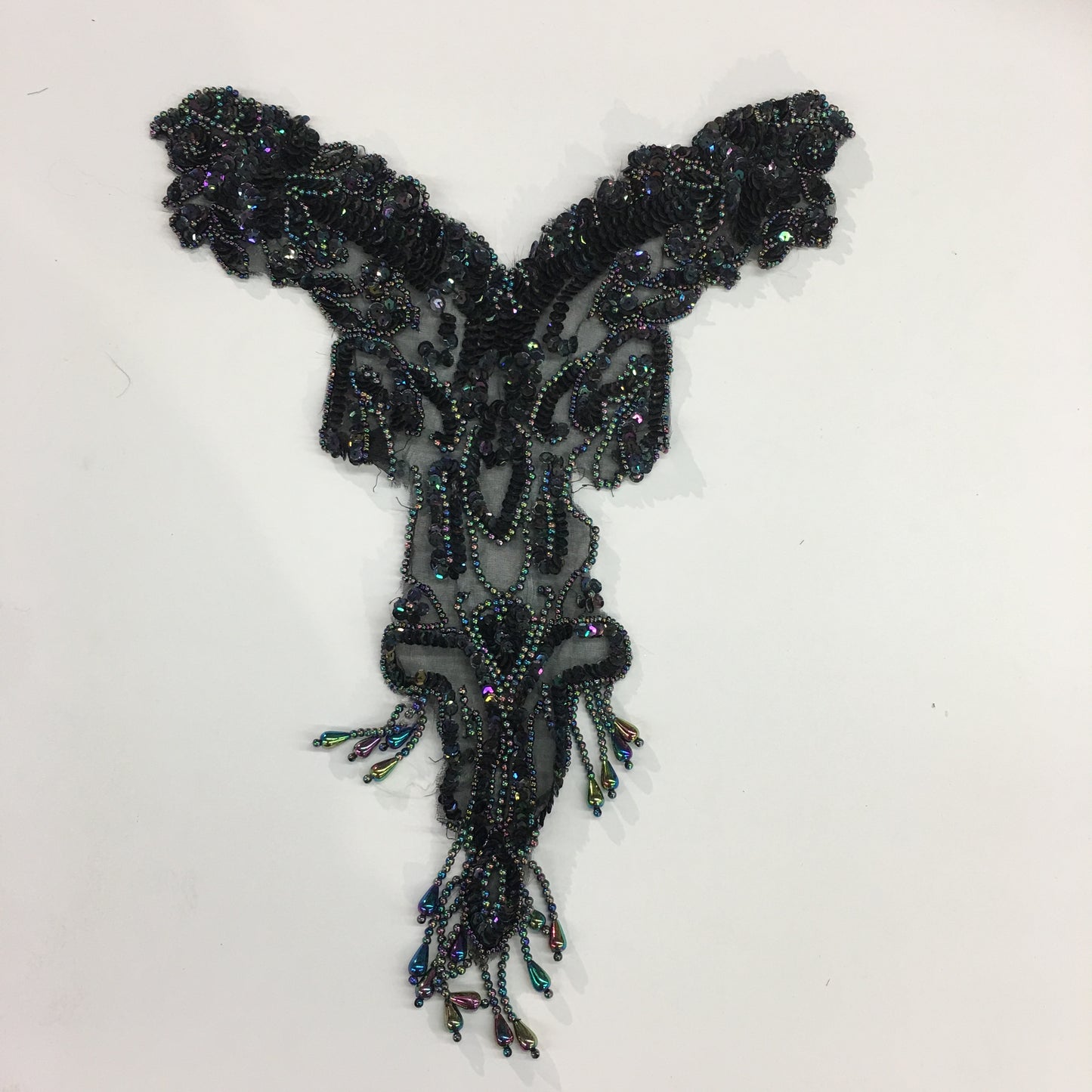 Medium size Beaded appliqué