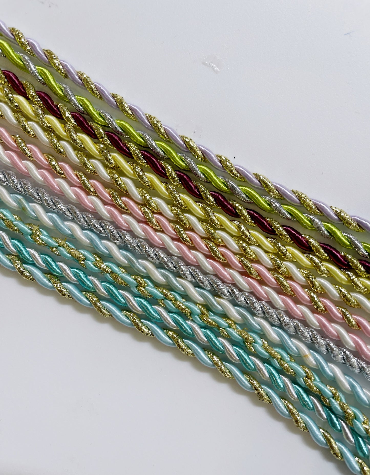 Braided trim with two tones by yard