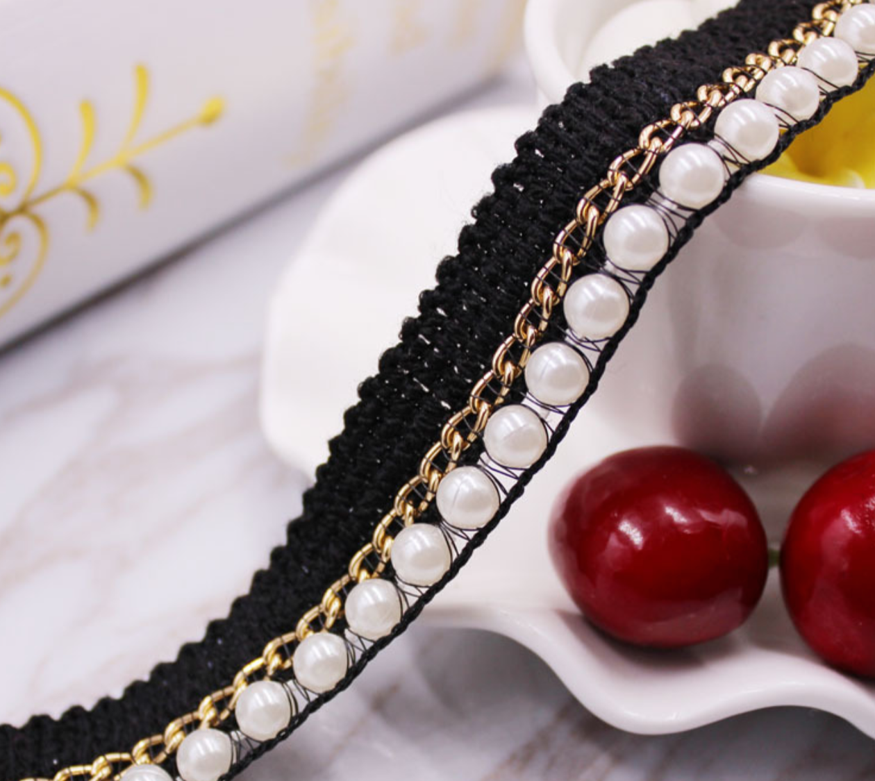 Pearl Chain trim by yards