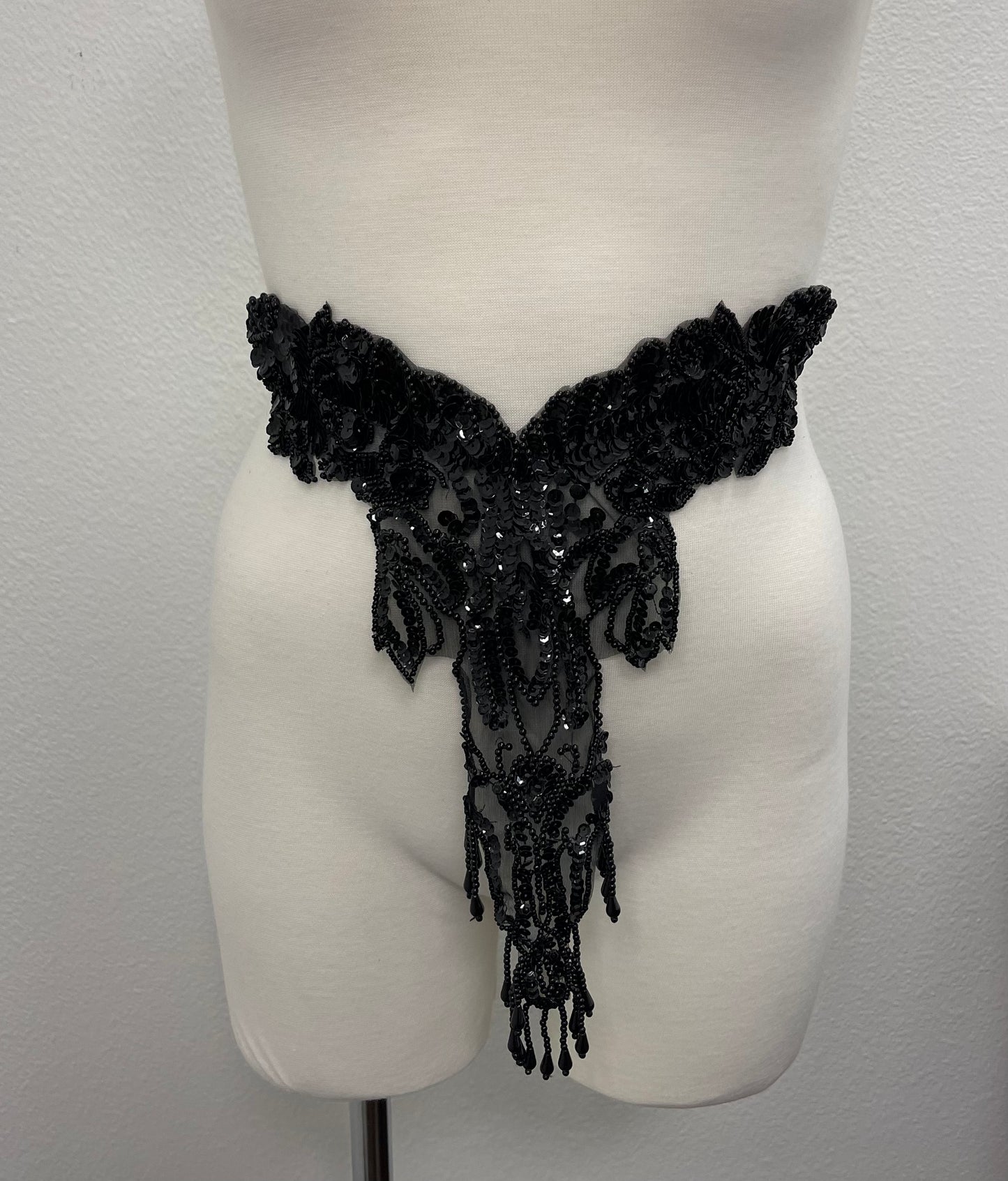 Medium size Beaded appliqué