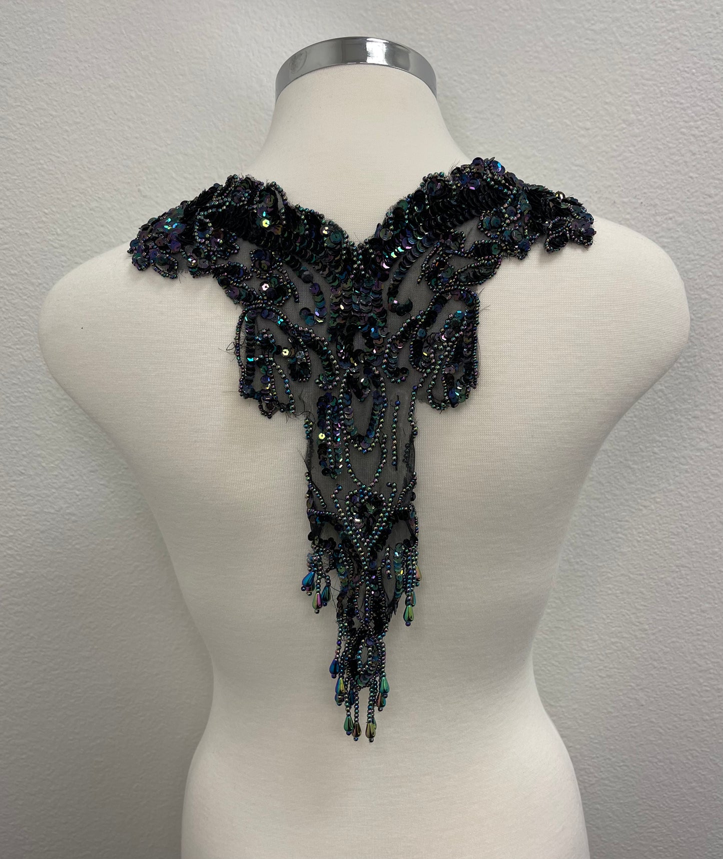 Medium size Beaded appliqué