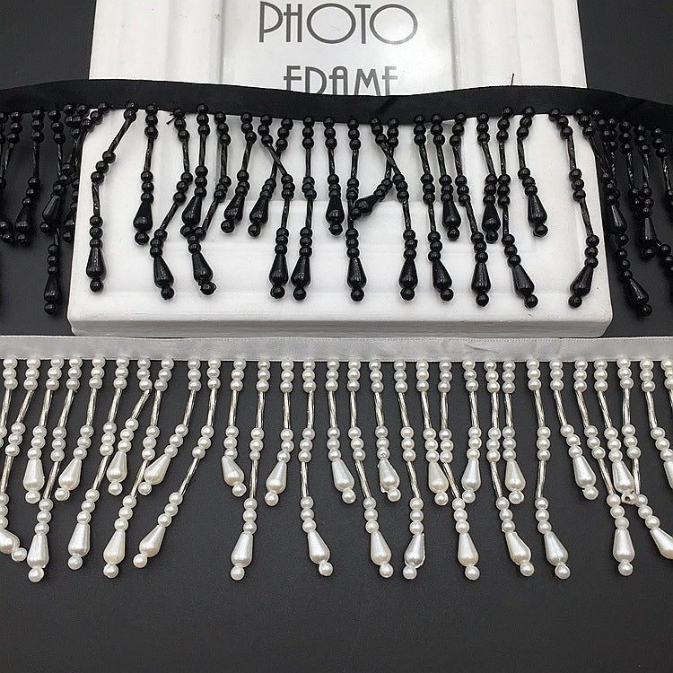 Dangling Pearl trim by yard, pearl strings