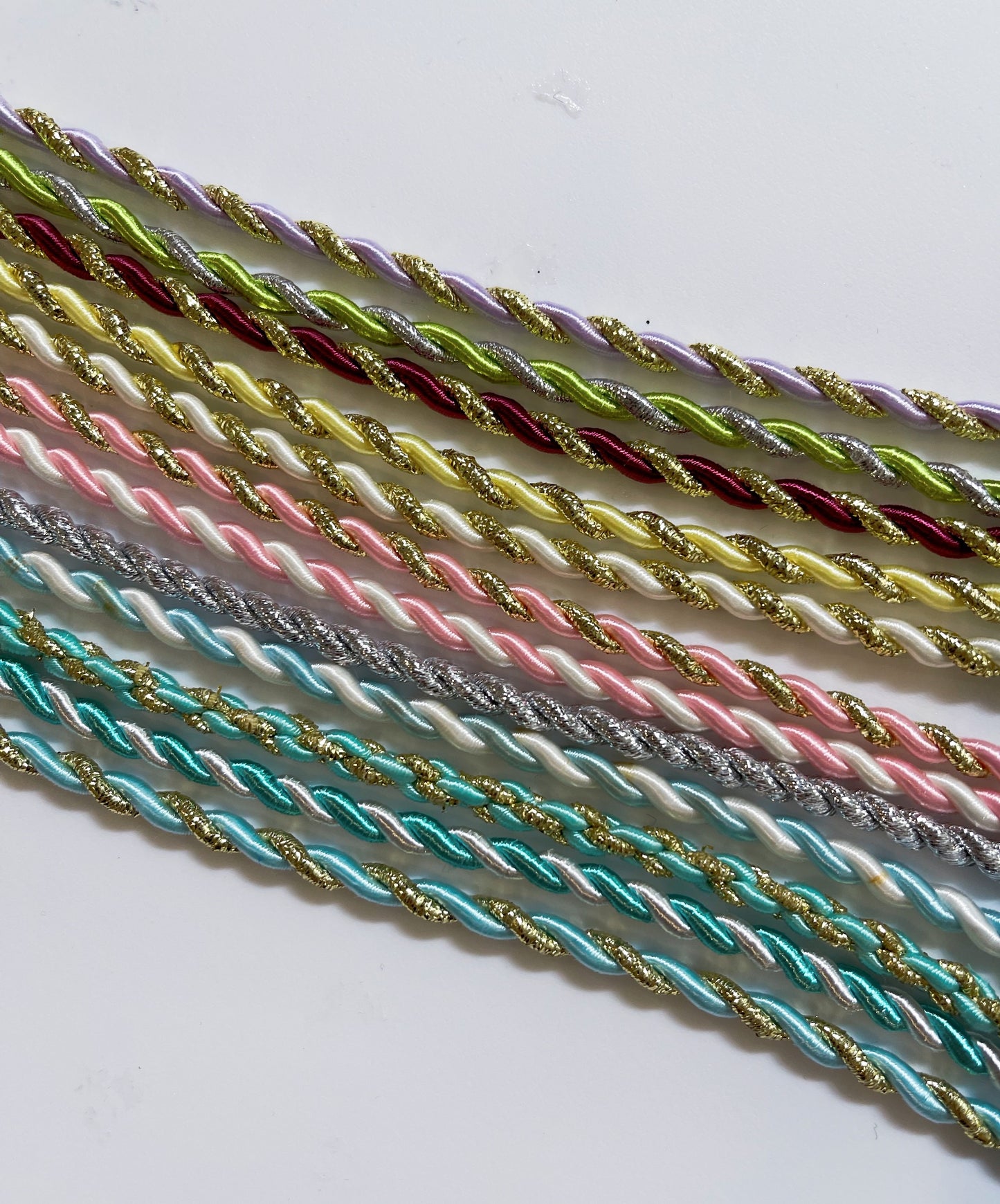 Braided trim with two tones by yard