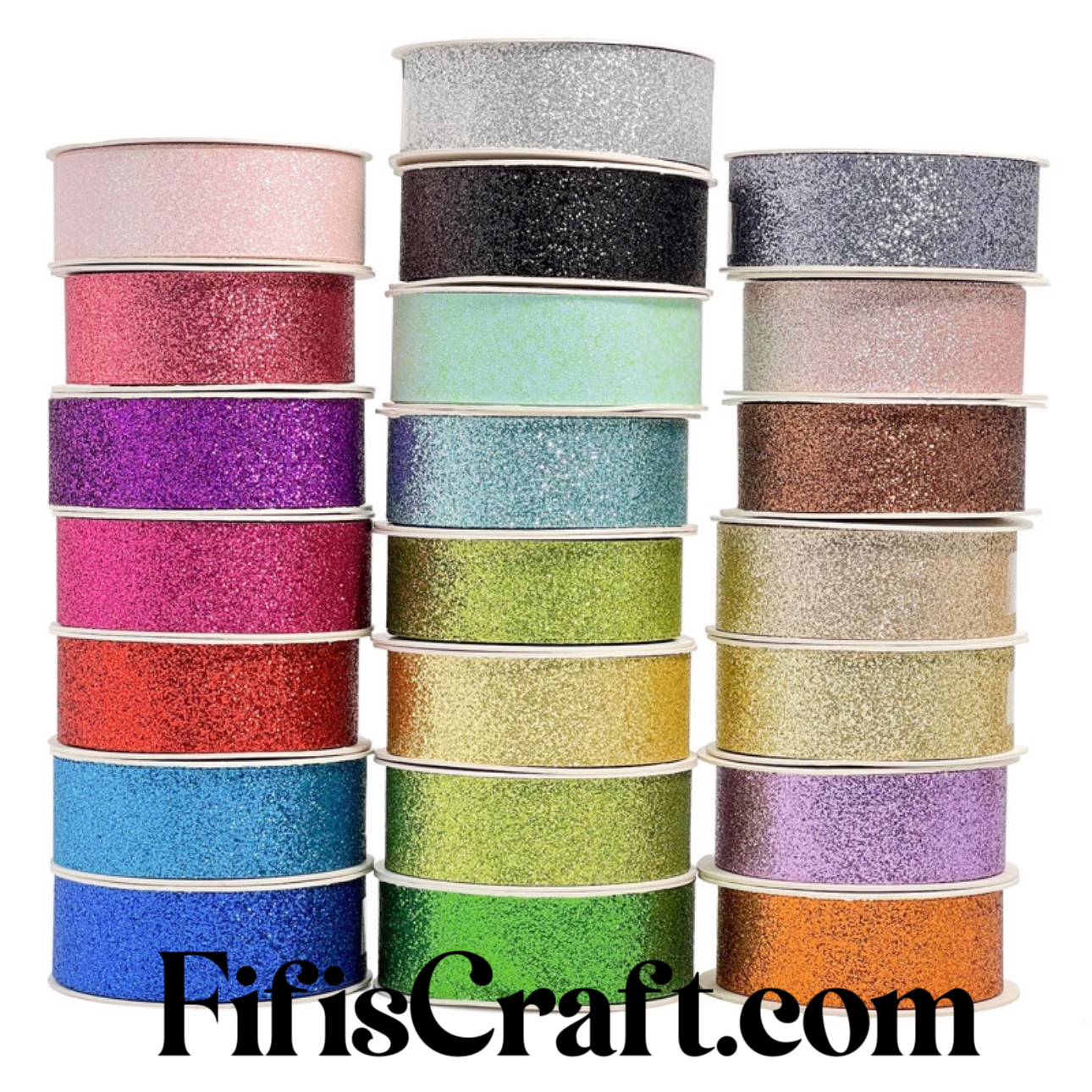 (Copy) 25 Yards Nylon Metallic Glitter Ribbon 7/8-inch, 8 colors, immediate shipping from USA, for hair bow, party, wedding, scrap booking,